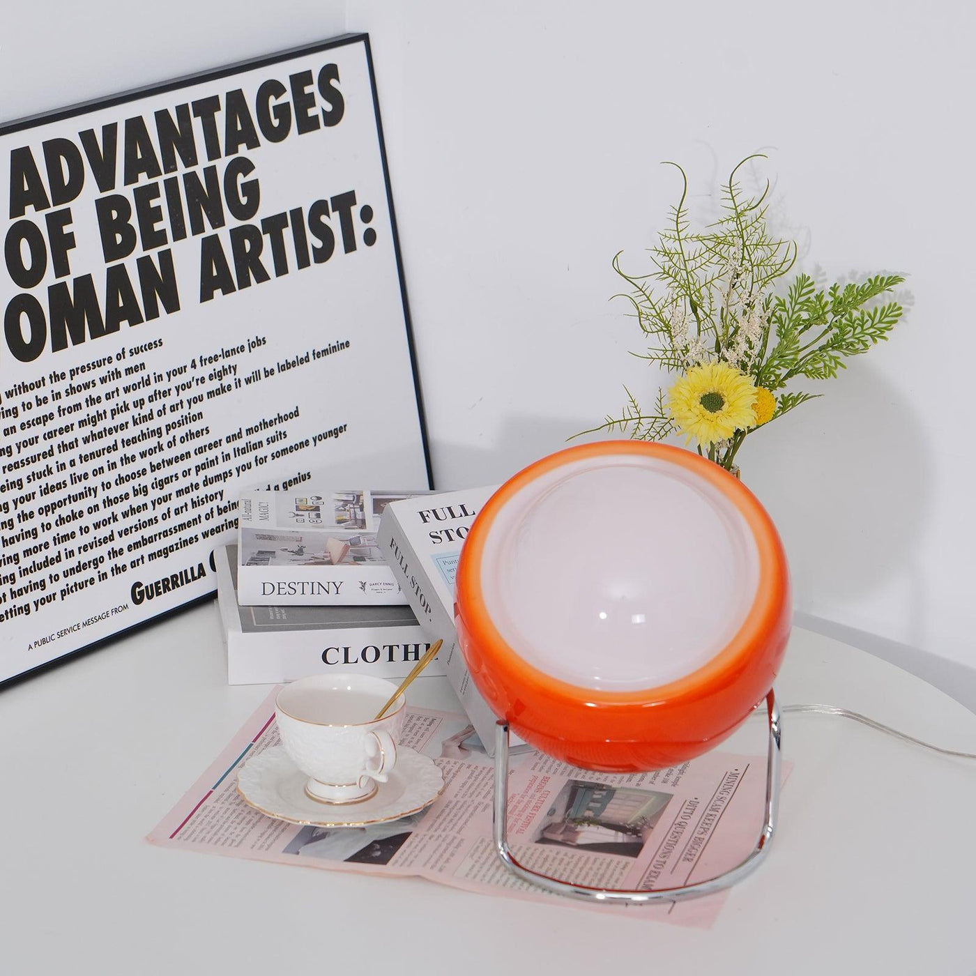 Delira Tafellamp Bauhaus Glas Metaal