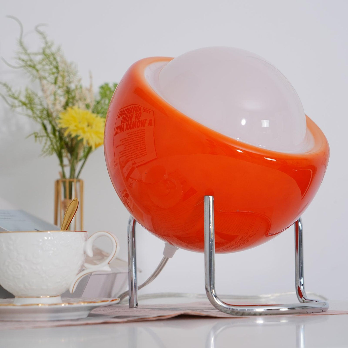 Delira Tafellamp Bauhaus Glas Metaal