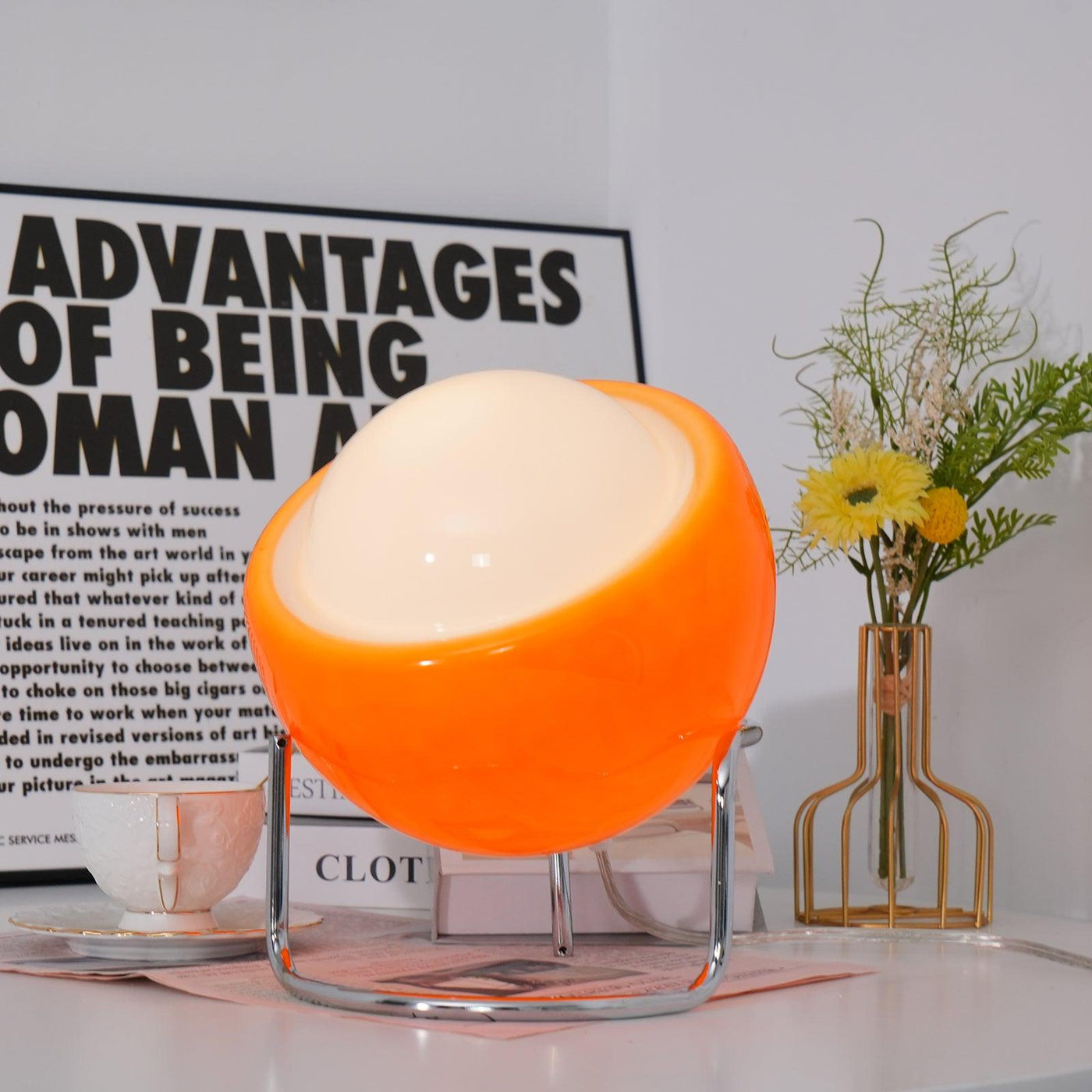 Delira Tafellamp Bauhaus Glas Metaal