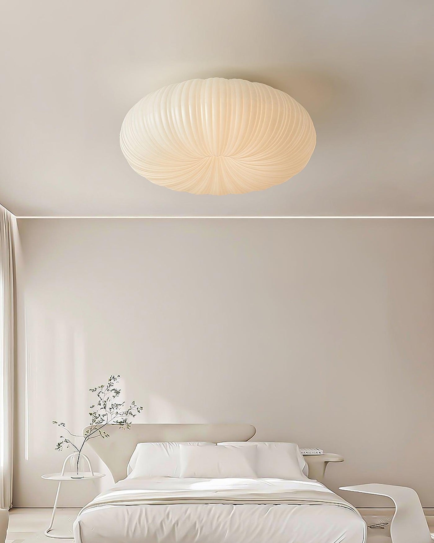Delira Plafondlamp Rond Acryldesign Wit
