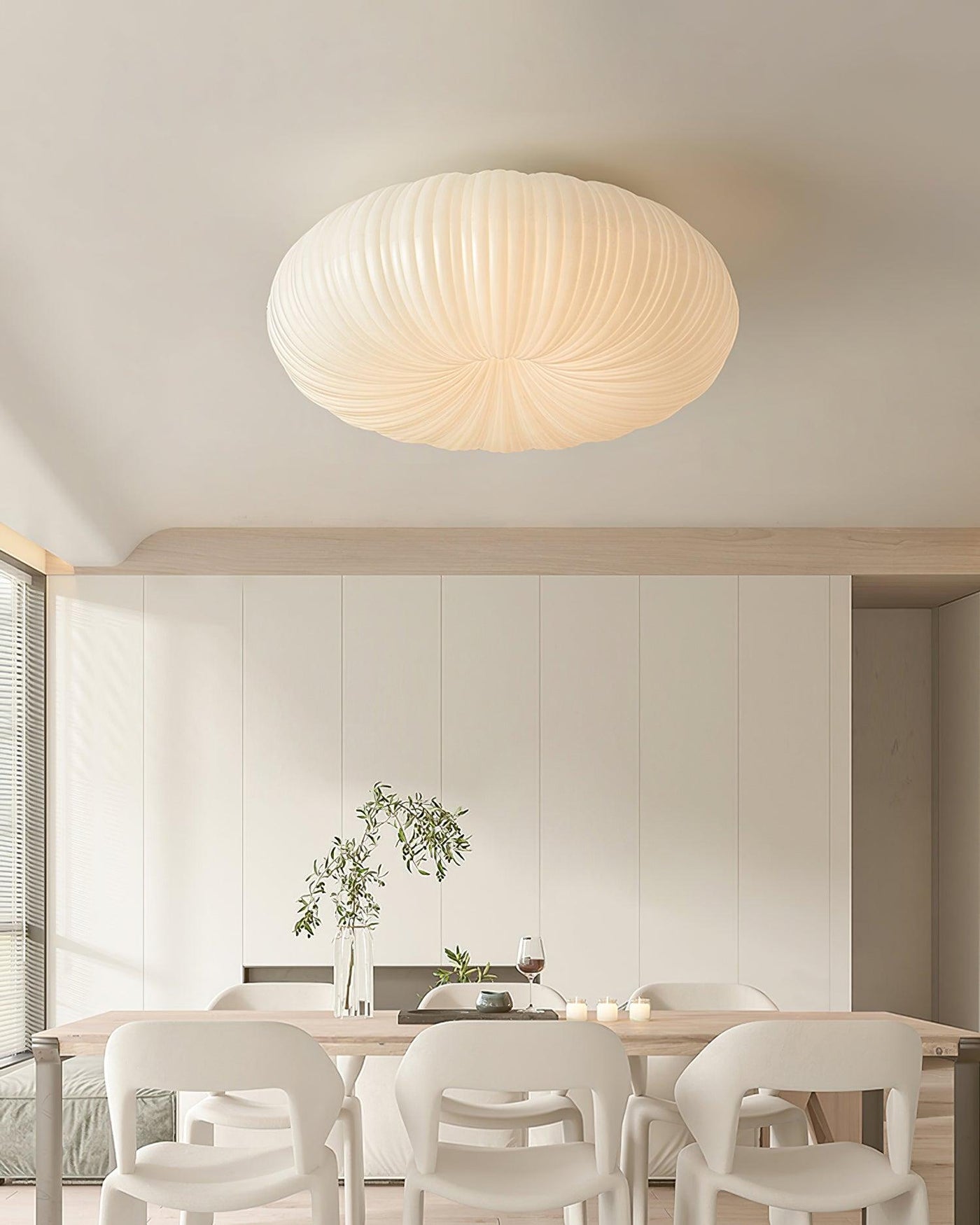 Delira Plafondlamp Rond Acryldesign Wit