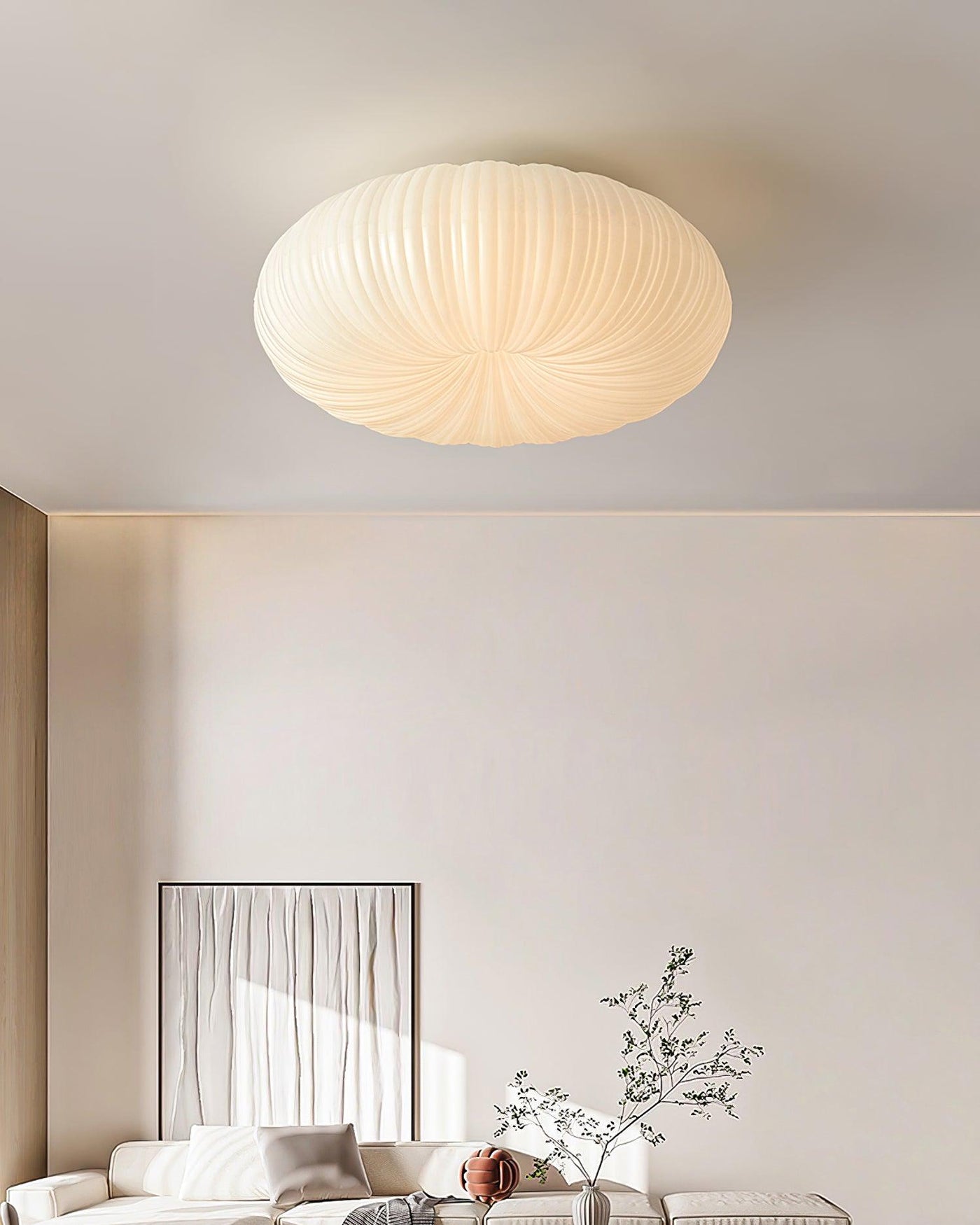 Delira Plafondlamp Rond Acryldesign Wit