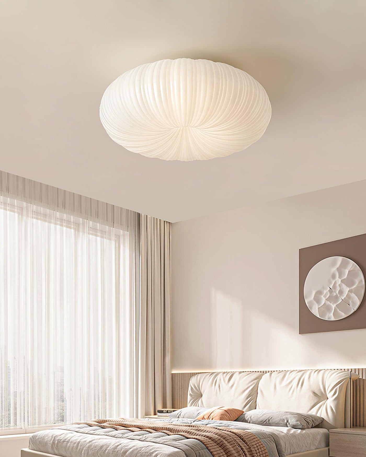 Delira Plafondlamp Rond Acryldesign Wit