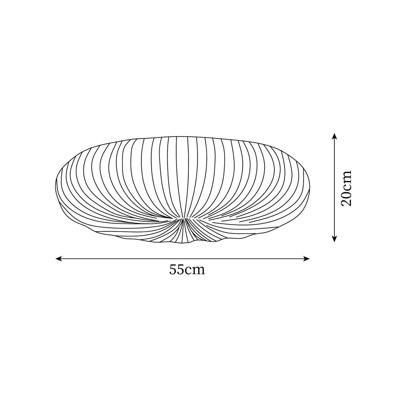 Delira Plafondlamp Rond Acryldesign Wit