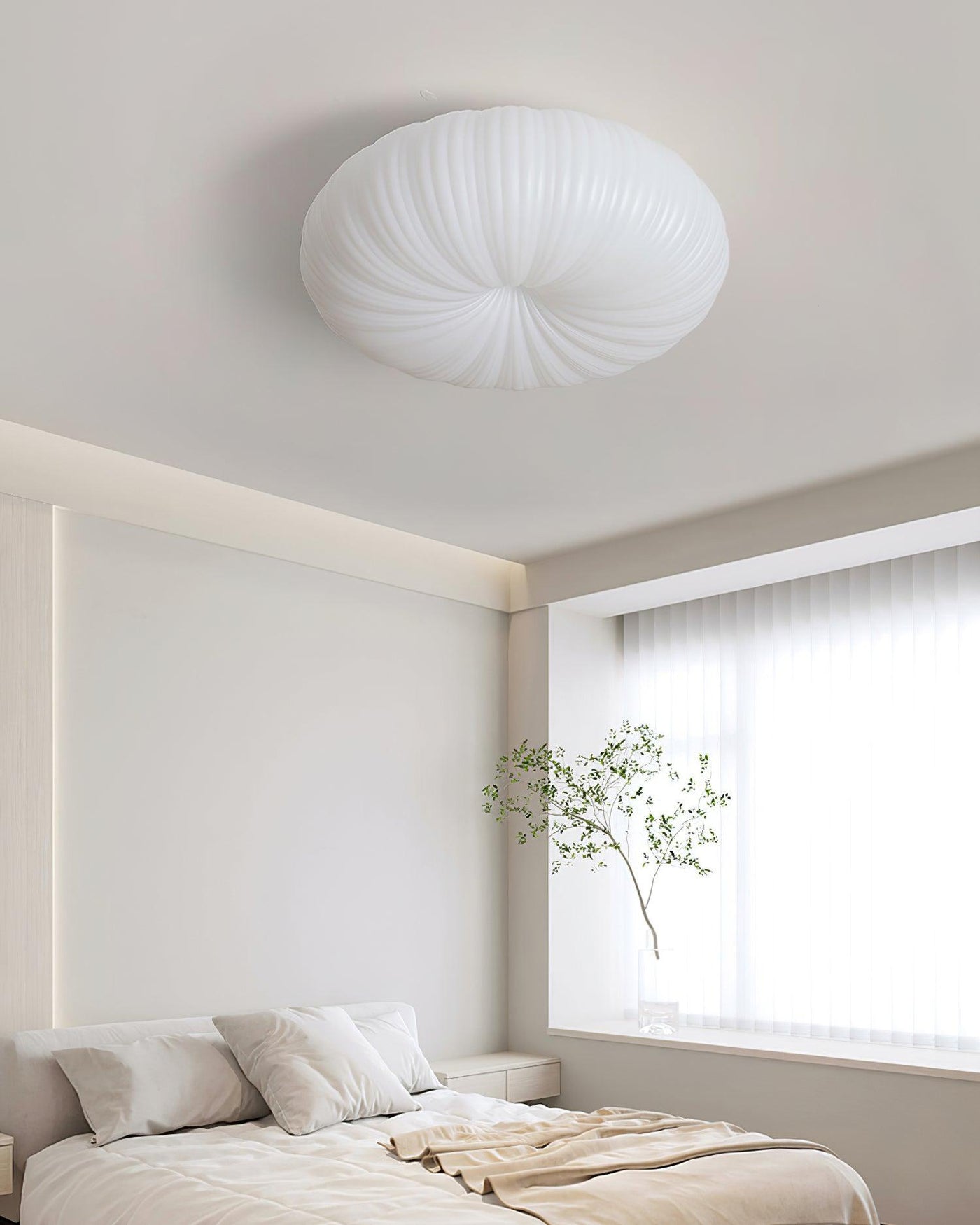 Delira Plafondlamp Rond Acryldesign Wit