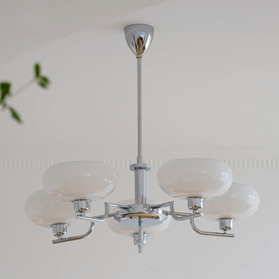 Delira Plafondlamp Glazen Kappen Goudkleurig
