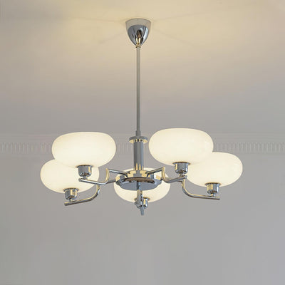 Delira Plafondlamp Glazen Kappen Goudkleurig