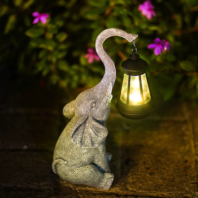 Delira Solar Tuinlamp Olifantvorm