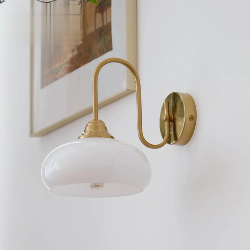 Delira Wandlamp Bauhaus Gebogen Glas