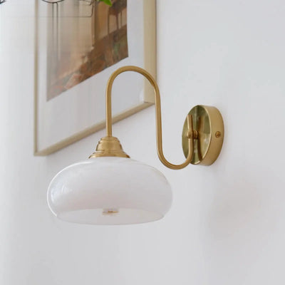Delira Wandlamp Bauhaus Gebogen Glas
