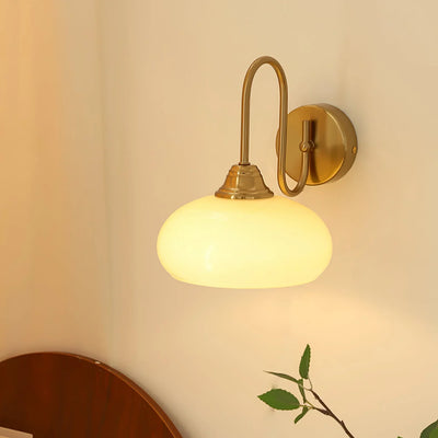 Delira Wandlamp Bauhaus Gebogen Glas
