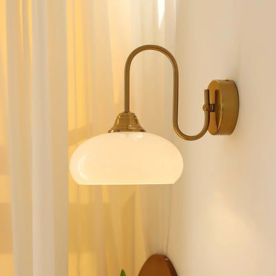 Delira Wandlamp Bauhaus Gebogen Glas