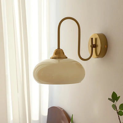 Delira Wandlamp Bauhaus Gebogen Glas