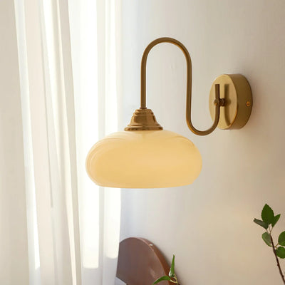 Delira Wandlamp Bauhaus Gebogen Glas