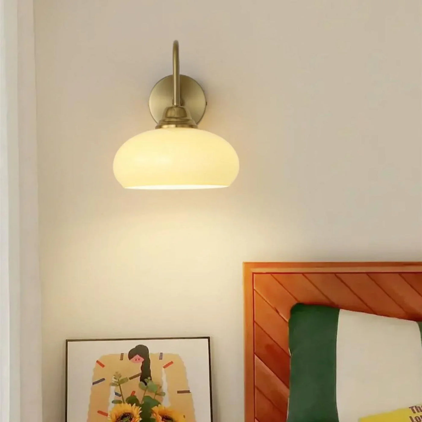 Delira Wandlamp Bauhaus Gebogen Glas
