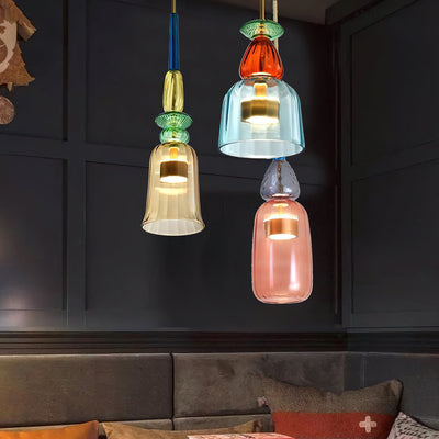 Delira Hanglamp Glazen Vaasvorm