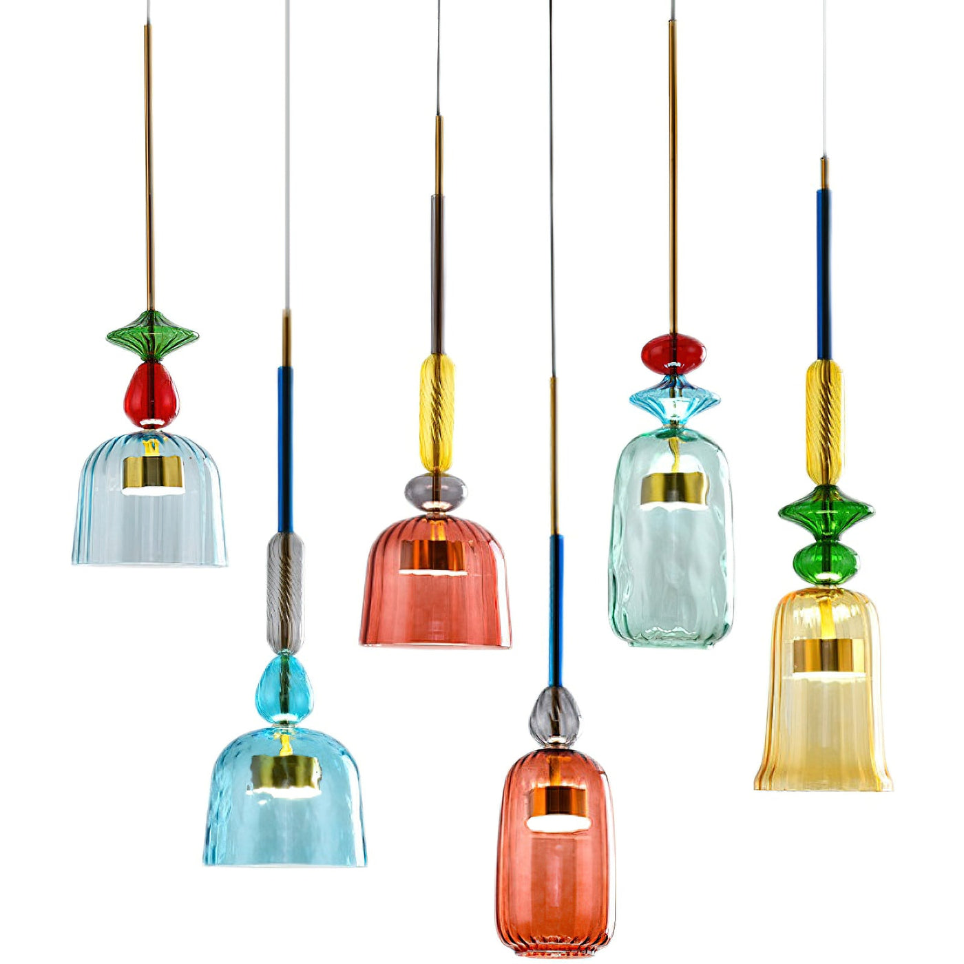 Delira Hanglamp Glazen Vaasvorm