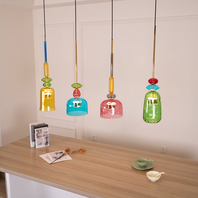 Delira Hanglamp Glazen Vaasvorm