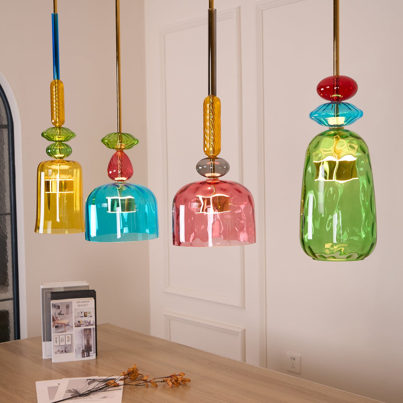 Delira Hanglamp Glazen Vaasvorm