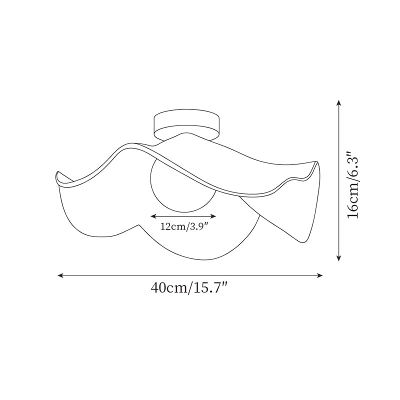 Delira Plafondlamp Subtiel Modern Design