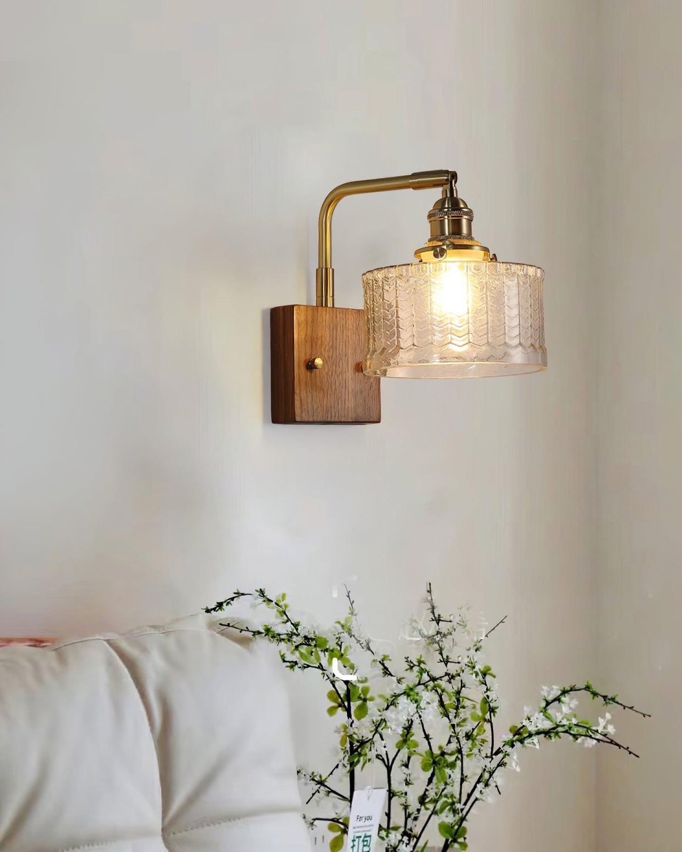 Delira Wandlamp Groenglas Sfeervol Design