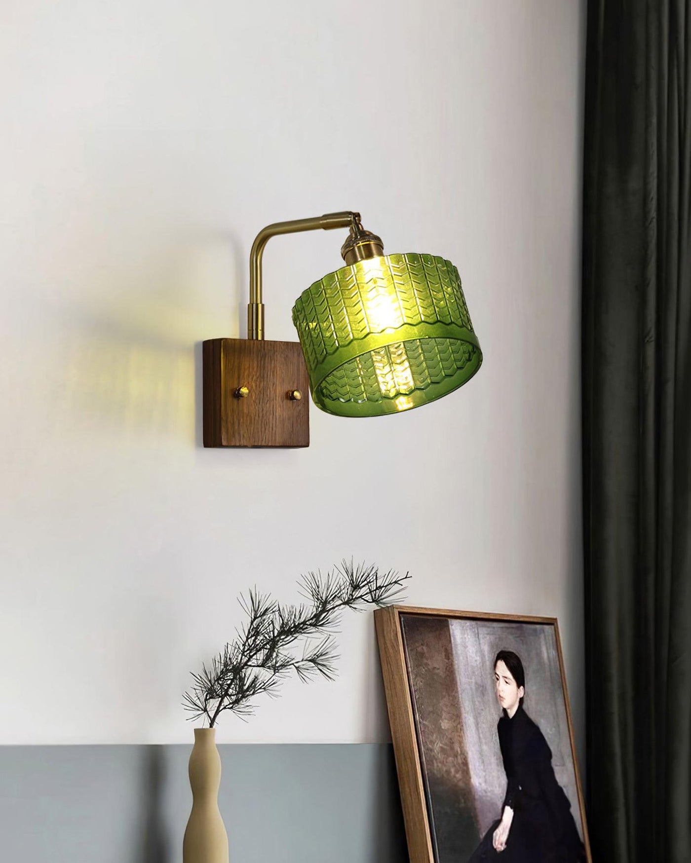 Delira Wandlamp Groenglas Sfeervol Design