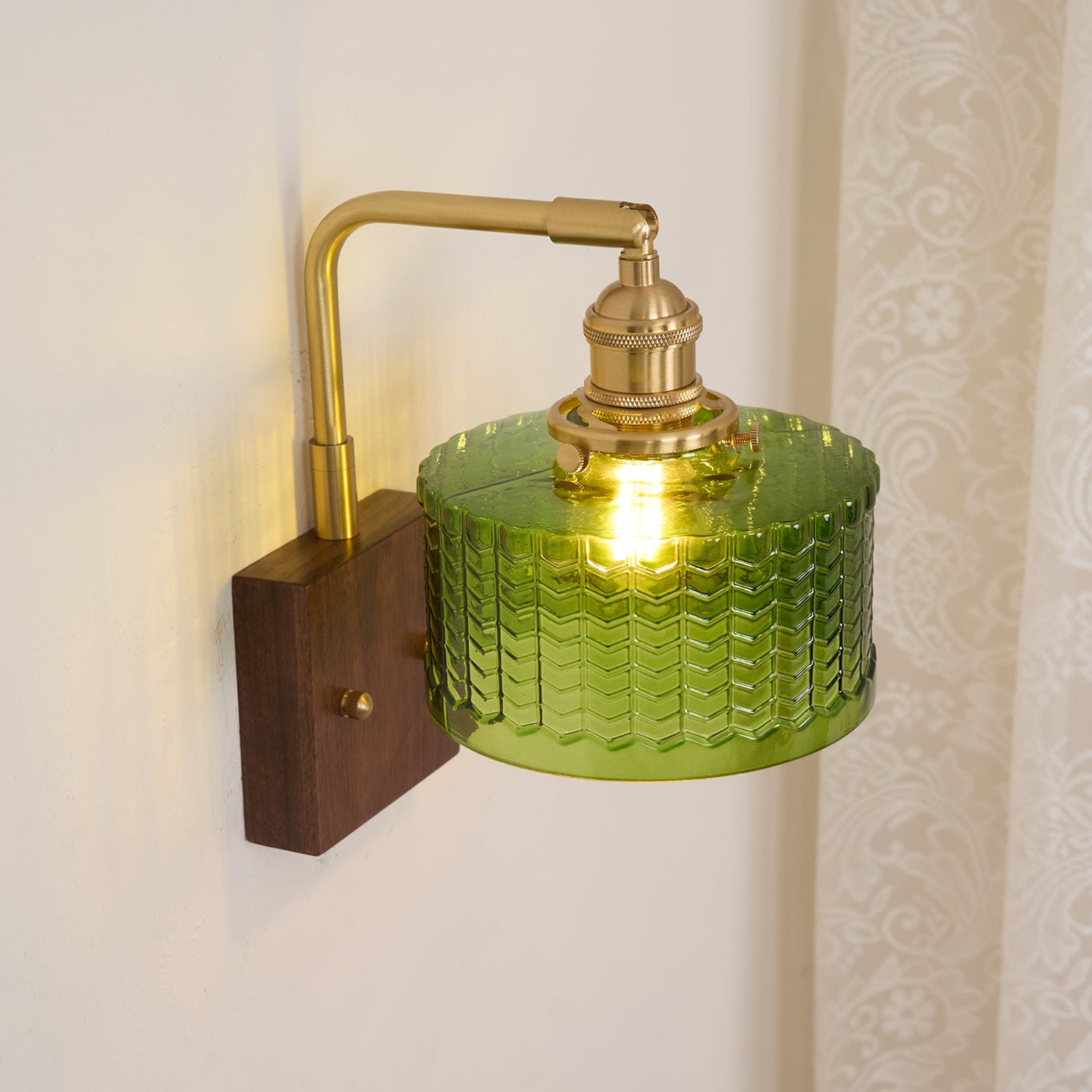 Delira Wandlamp Groenglas Sfeervol Design