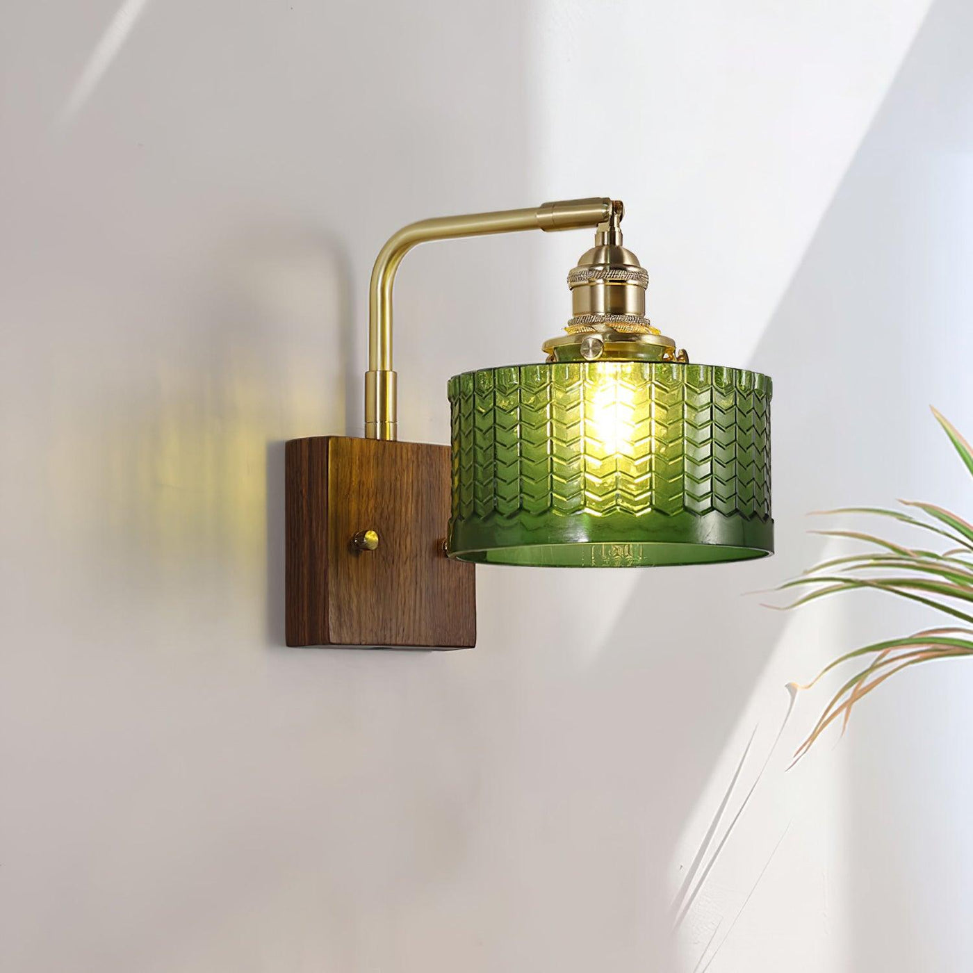 Delira Wandlamp Groenglas Sfeervol Design