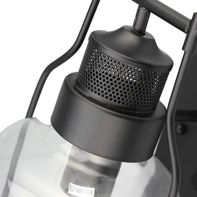 Delira Wandlamp Glas Antiek Industrieel