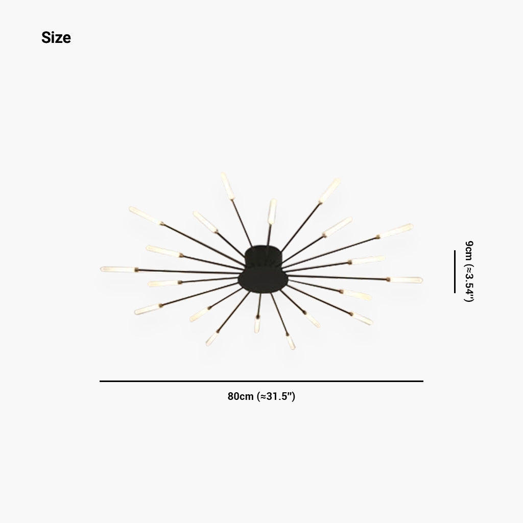 Delira Plafondlamp Stervormig LED Design