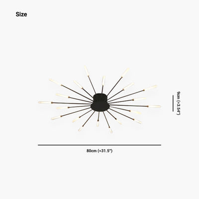 Delira Plafondlamp Stervormig LED Design