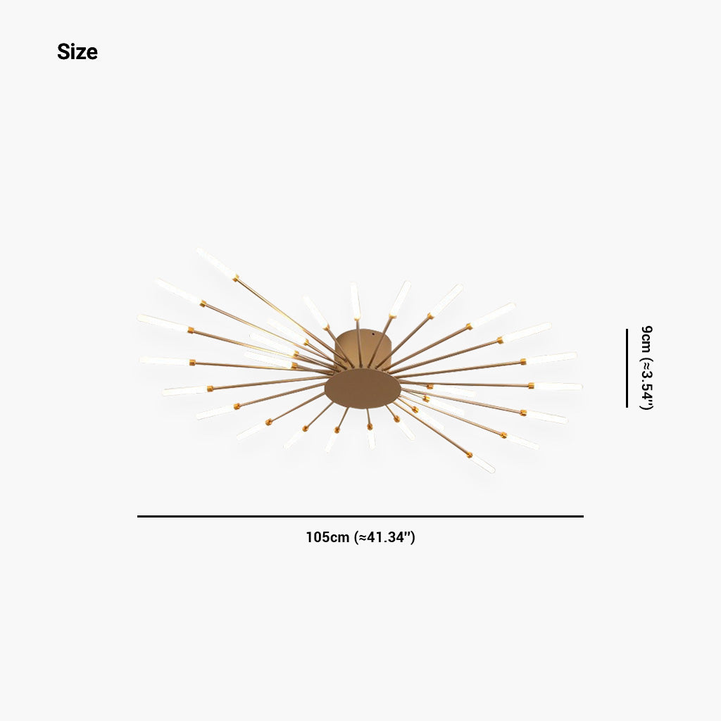 Delira Plafondlamp Stervormig LED Design