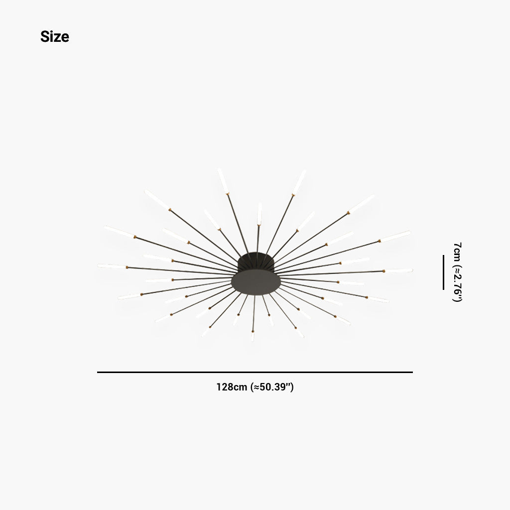 Delira Plafondlamp Stervormig LED Design