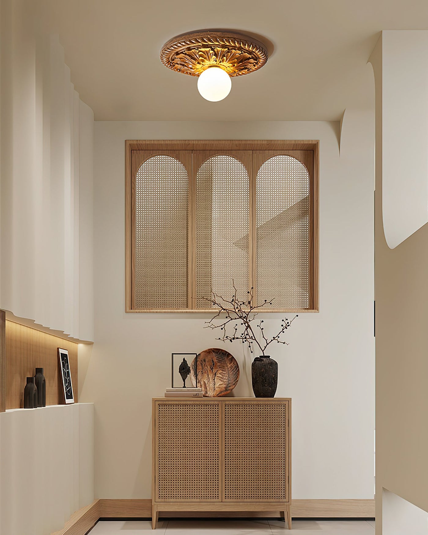 Delira Plafondlamp Reliëf Klassiek Design