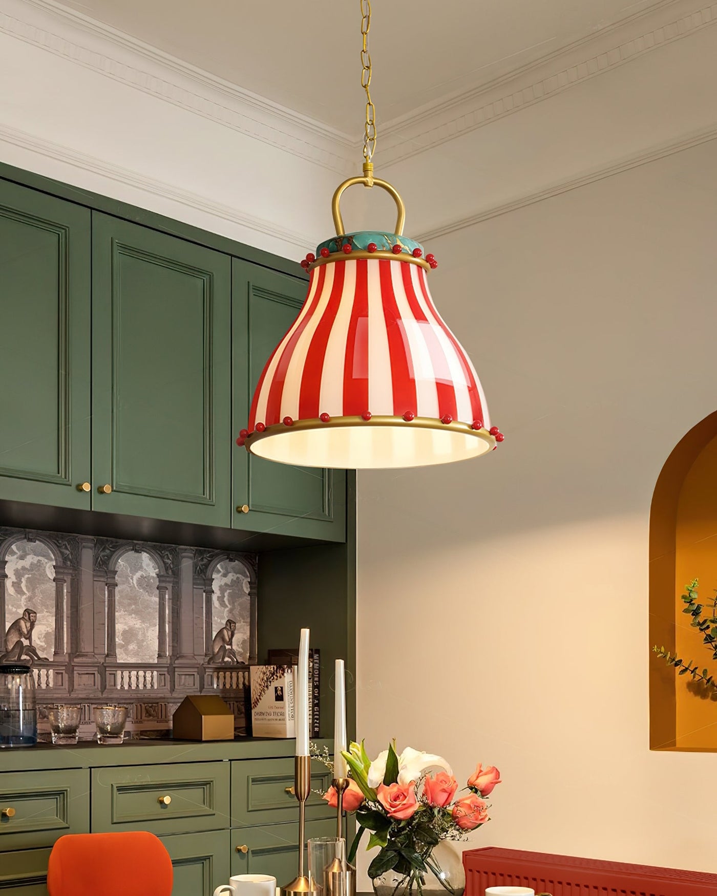 Delira Hanglamp Circus Glas Gestreept