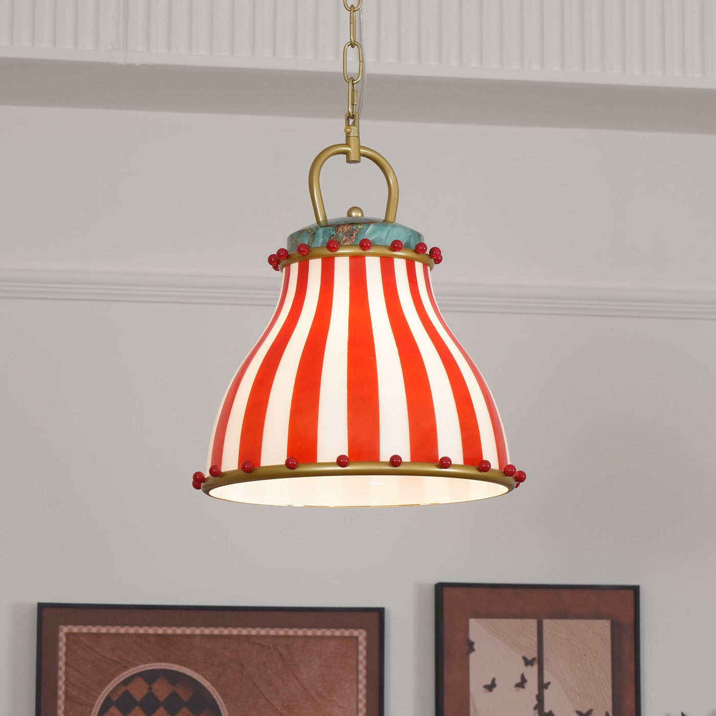 Delira Hanglamp Circus Glas Gestreept
