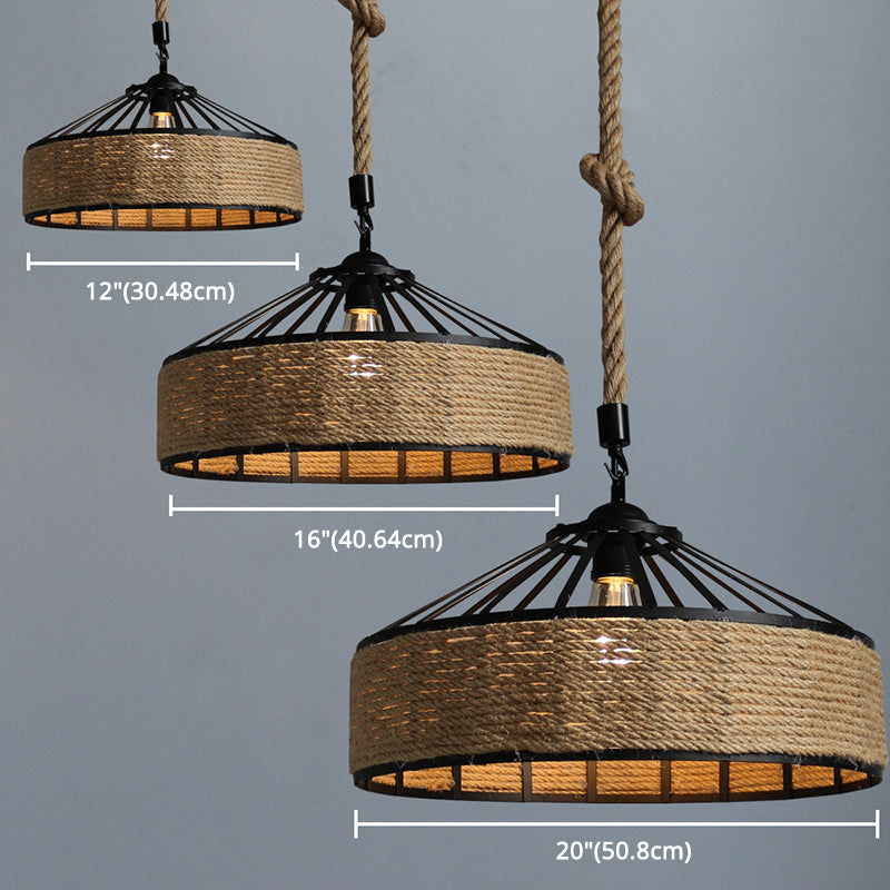 Delira Hanglamp Met Henneptouw