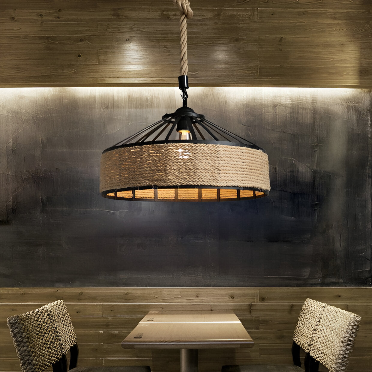 Delira Hanglamp Met Henneptouw