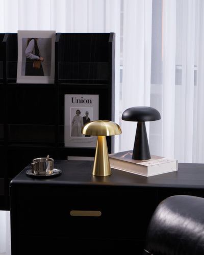 Delira Tafellamp Minimalistisch Paddenstoelvormig Design