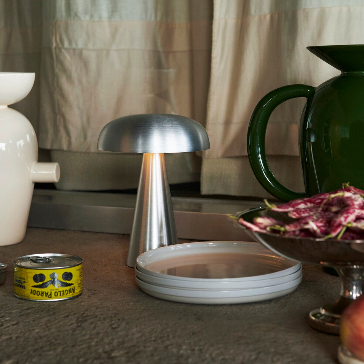 Delira Tafellamp Minimalistisch Paddenstoelvormig Design