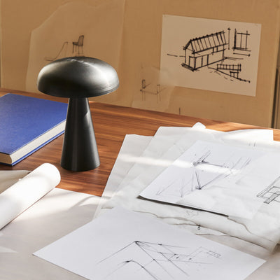 Delira Tafellamp Minimalistisch Paddenstoelvormig Design