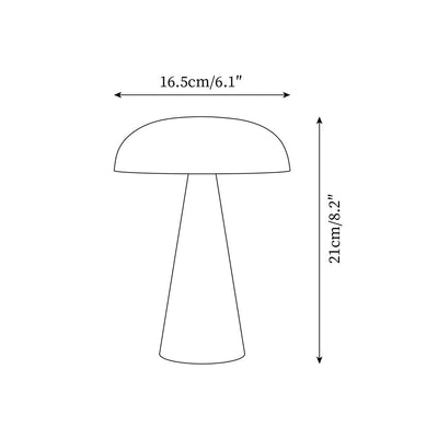 Delira Tafellamp Minimalistisch Paddenstoelvormig Design
