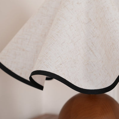 Delira Tafellamp Stoffen Kap Elegant Gebogen