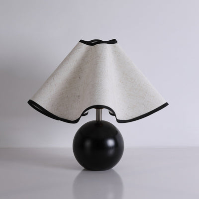 Delira Tafellamp Stoffen Kap Elegant Gebogen