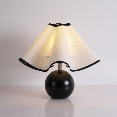 Delira Tafellamp Stoffen Kap Elegant Gebogen