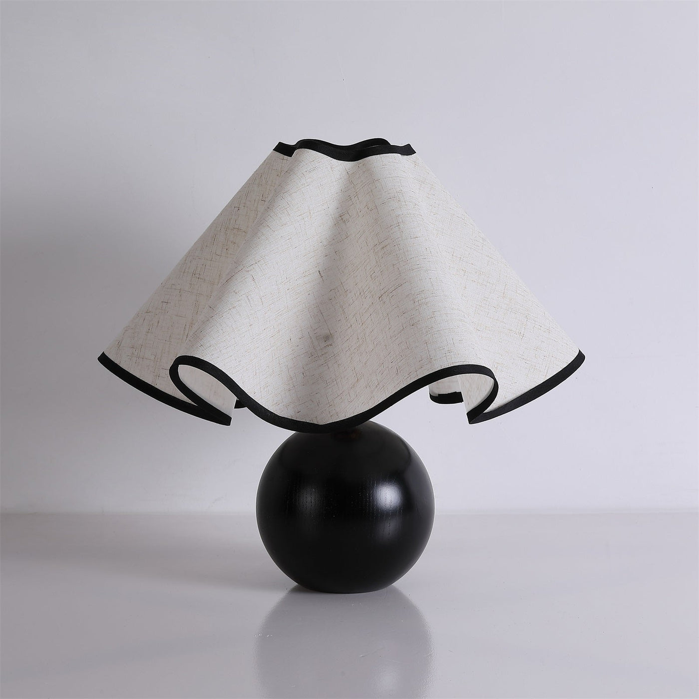 Delira Tafellamp Stoffen Kap Elegant Gebogen