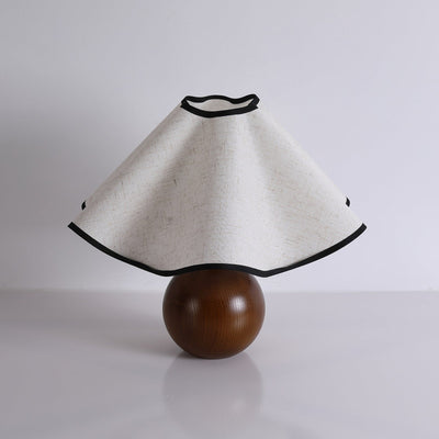 Delira Tafellamp Stoffen Kap Elegant Gebogen