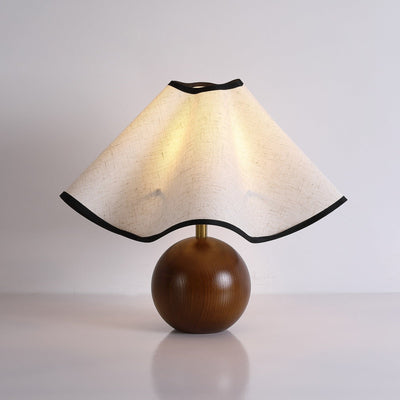 Delira Tafellamp Stoffen Kap Elegant Gebogen