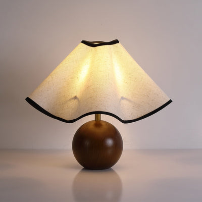 Delira Tafellamp Stoffen Kap Elegant Gebogen