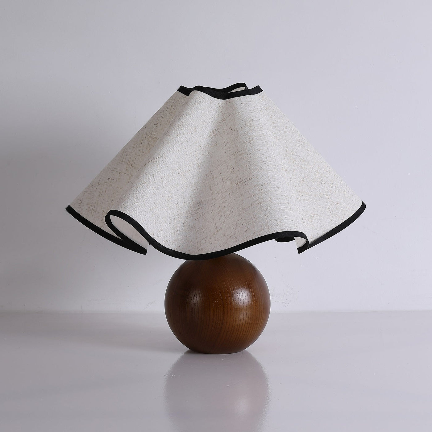 Delira Tafellamp Stoffen Kap Elegant Gebogen